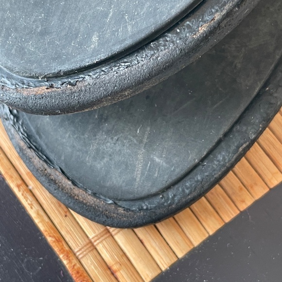 Gucci GG Black Web Thong Guccissima Sandals Logo Monogram Flip Flop Size 7  0059 - Picture 5 of 5